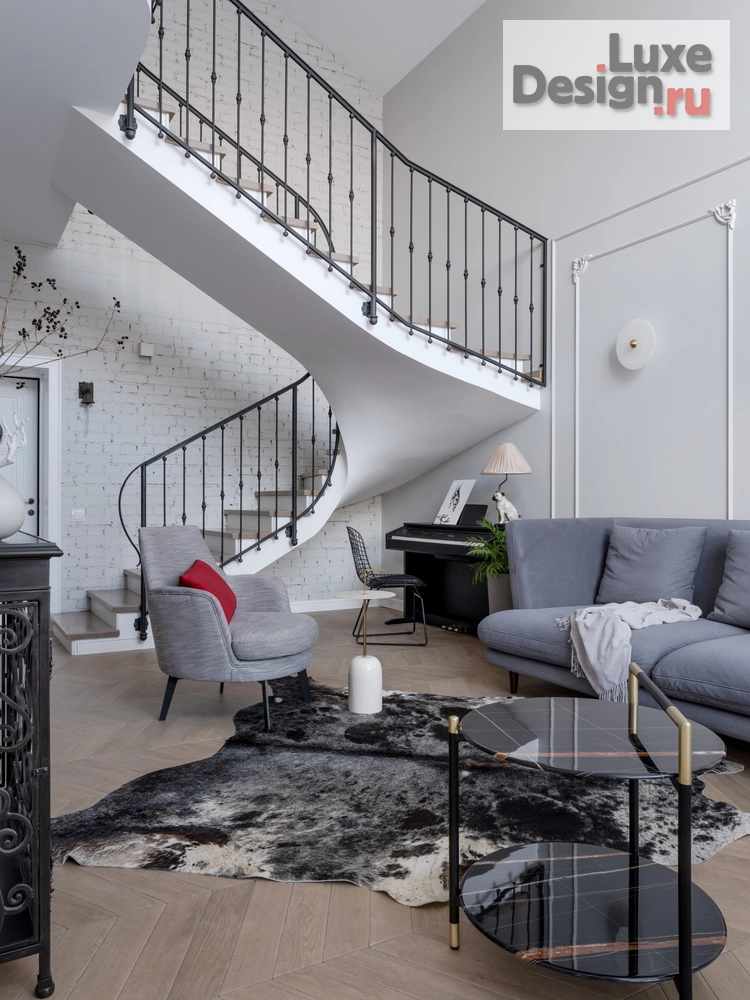 Дизайн интерьера частного дома "Дом с винтажными нотками. Реализован в 2020году" (фото 2)