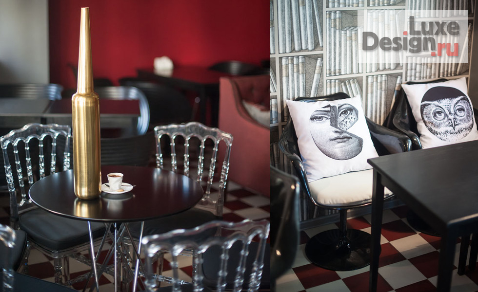 Дизайн интерьера кафе "Интерьер кофейни RED & GREY" (фото 5)