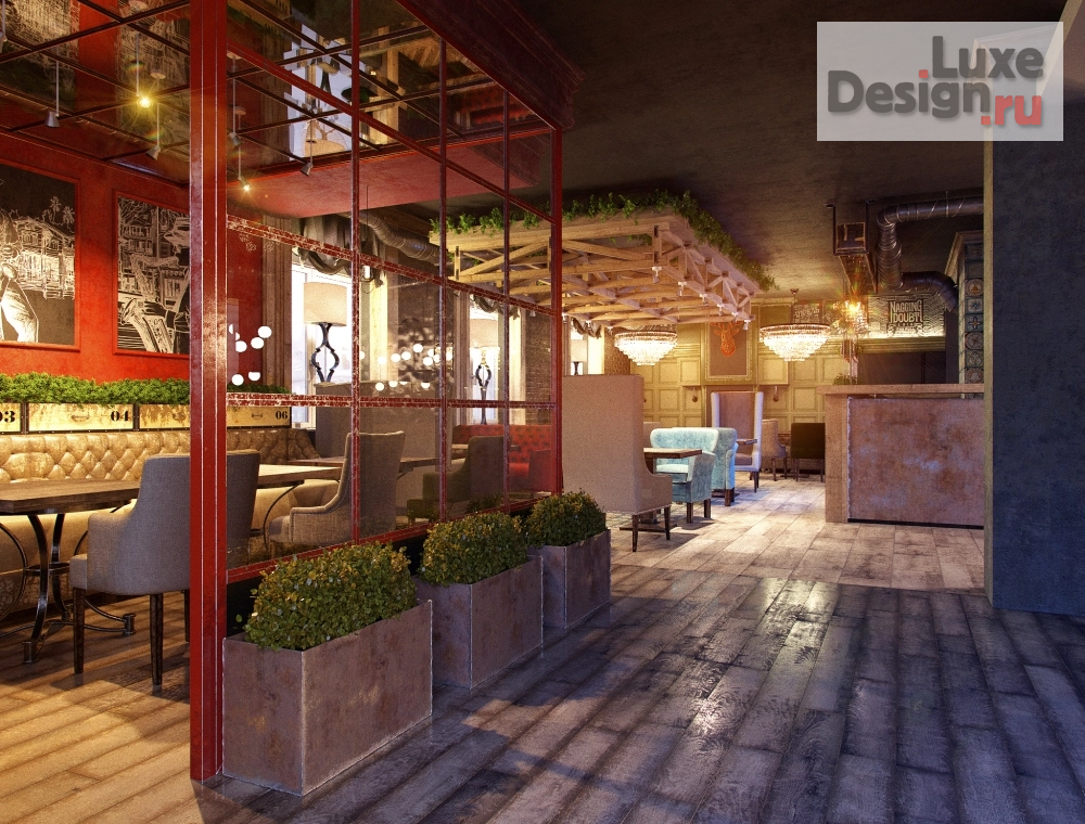 Дизайн интерьера ресторана "Проект ресторана Соло" (фото 2)
