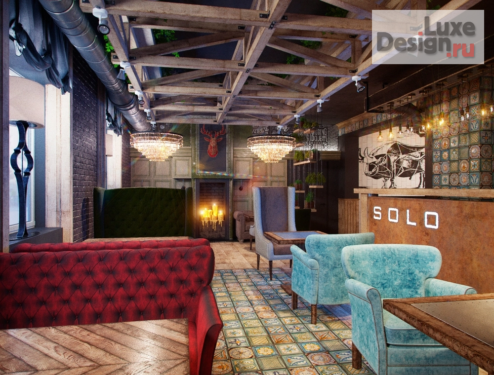 Дизайн интерьера ресторана "Проект ресторана Соло" (фото 4)
