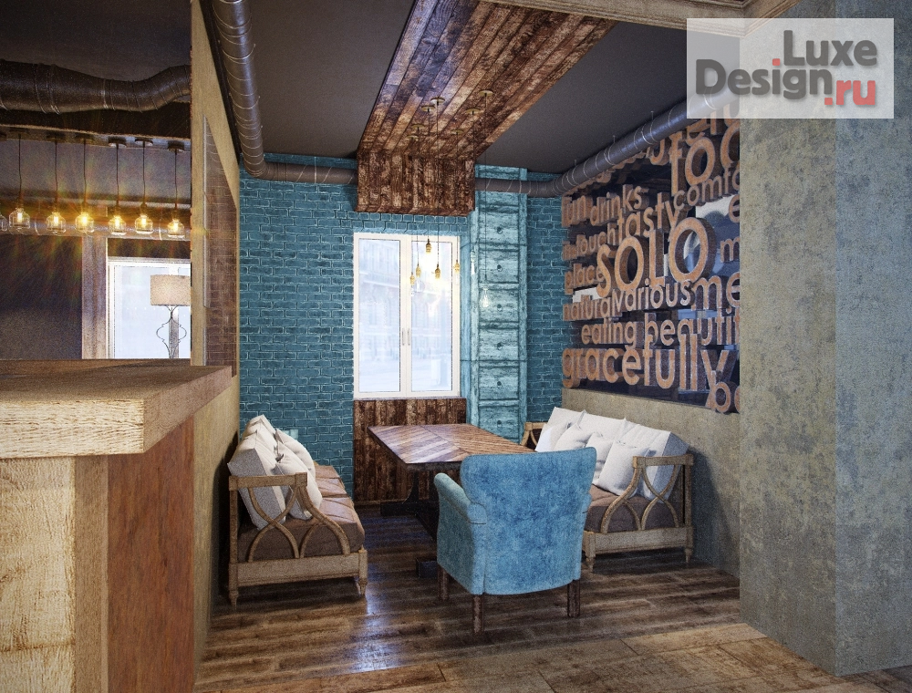 Дизайн интерьера ресторана "Проект ресторана Соло" (фото 9)