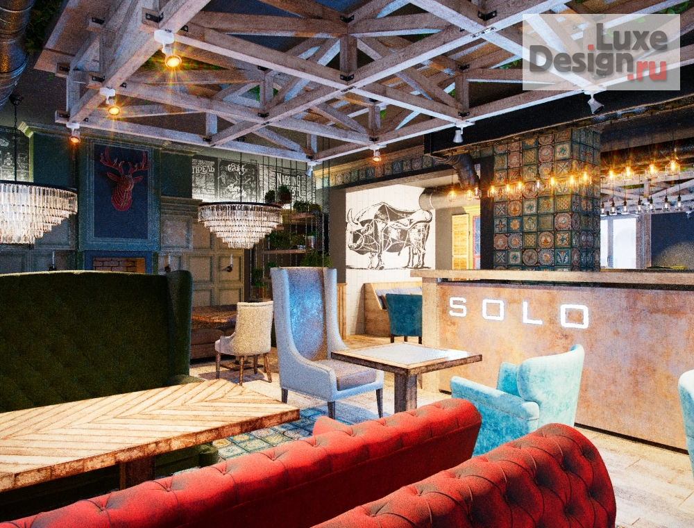 Дизайн интерьера ресторана "Проект ресторана Соло" (фото 13)