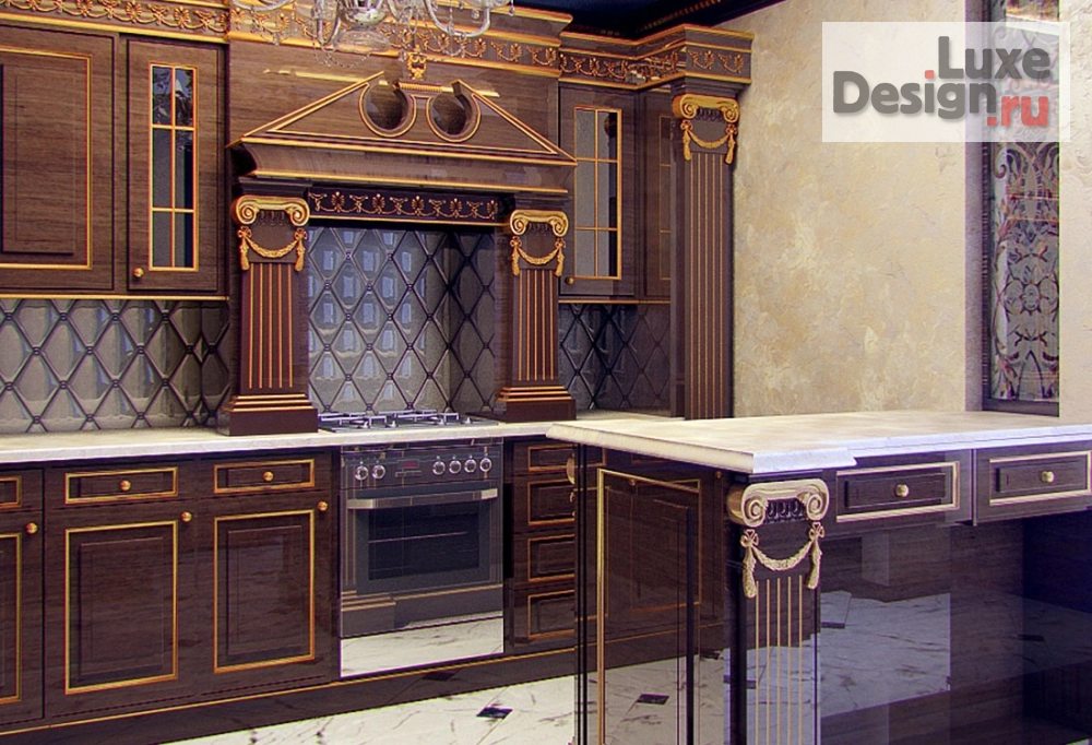 Дизайн интерьера квартиры "Проект квартиры в классическом стиле 132 кв.м." (фото 5)