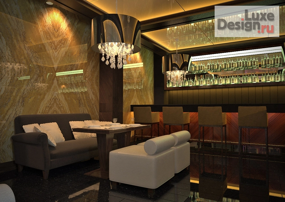 Дизайн интерьера ресторана "Проект ресторана Чивас в Москве" (фото 2)