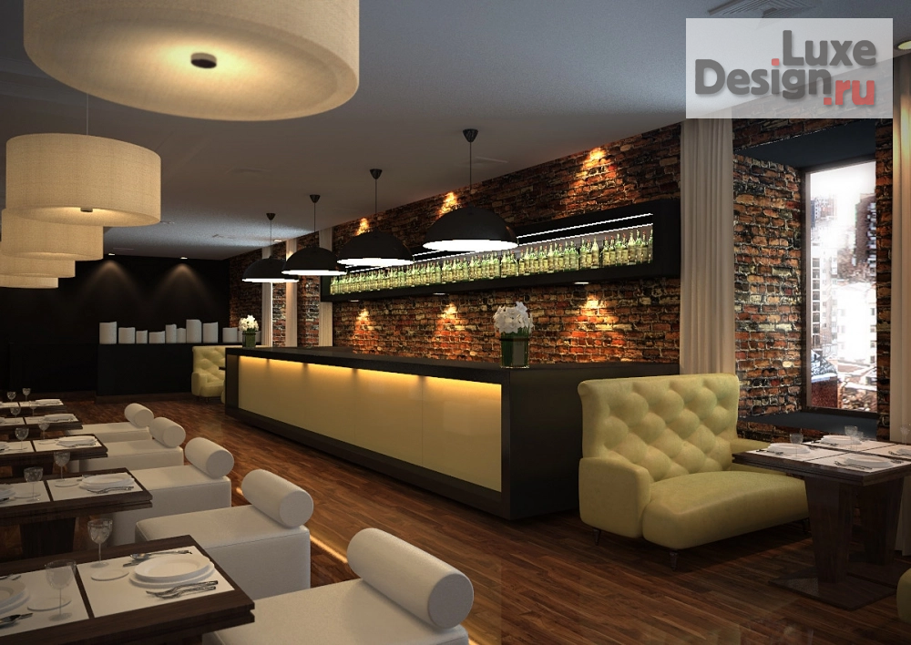 Дизайн интерьера ресторана "Проект ресторана Чивас в Москве" (фото 4)