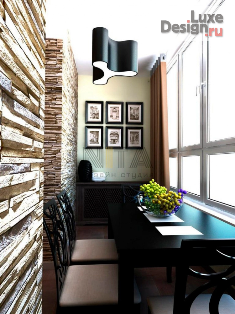 Дизайн интерьера трехкомнатной квартиры "Трехкомнатной квартиры в Ростове-на-Дону" (фото 5)