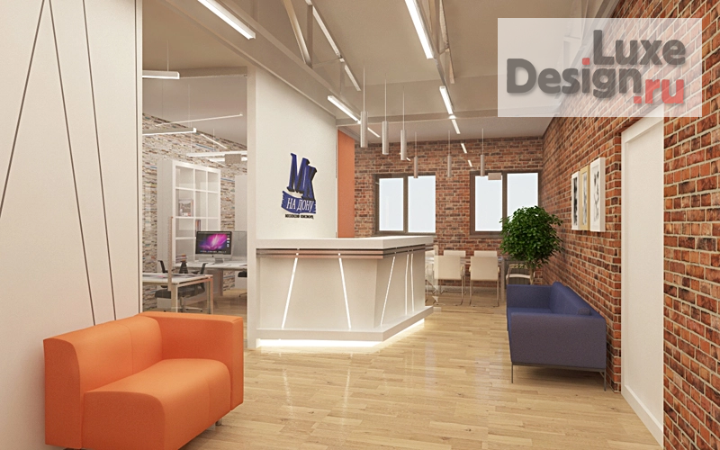 Дизайн интерьера офиса "Проект пресс-центра  МедиаС" (фото 3)