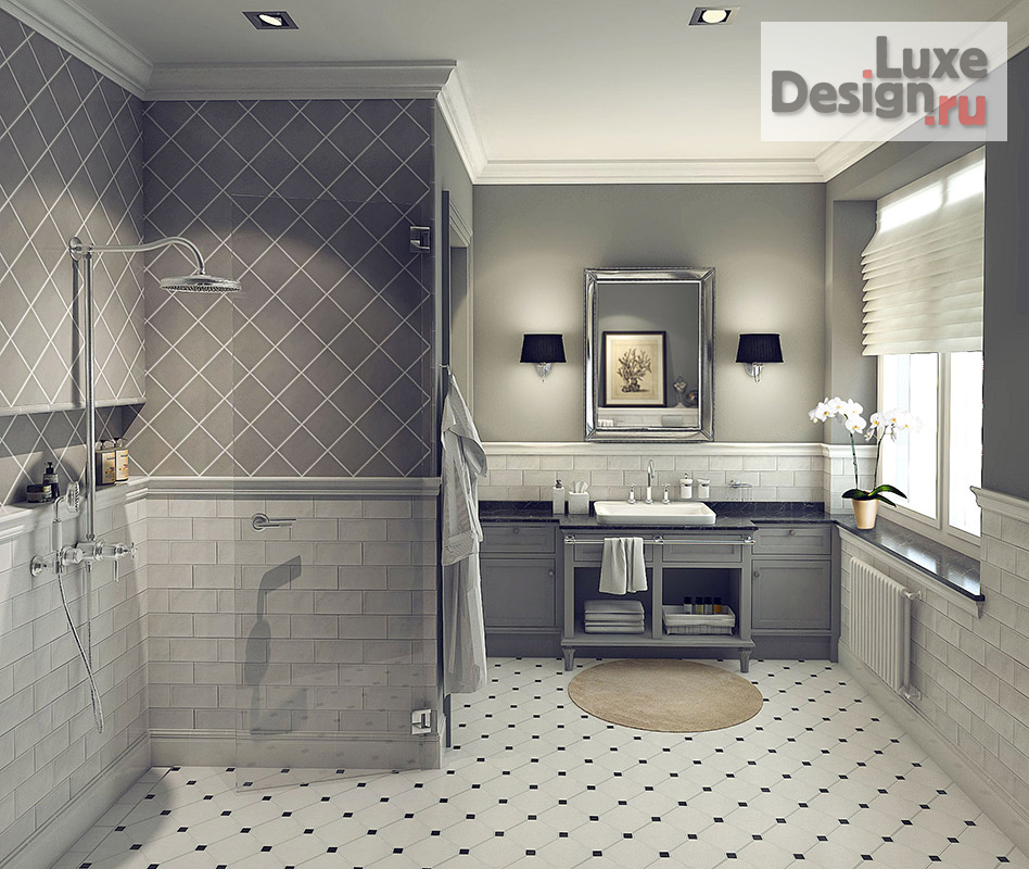 Дизайн интерьера коттеджа "Дом в стиле современная классика" (фото 13)