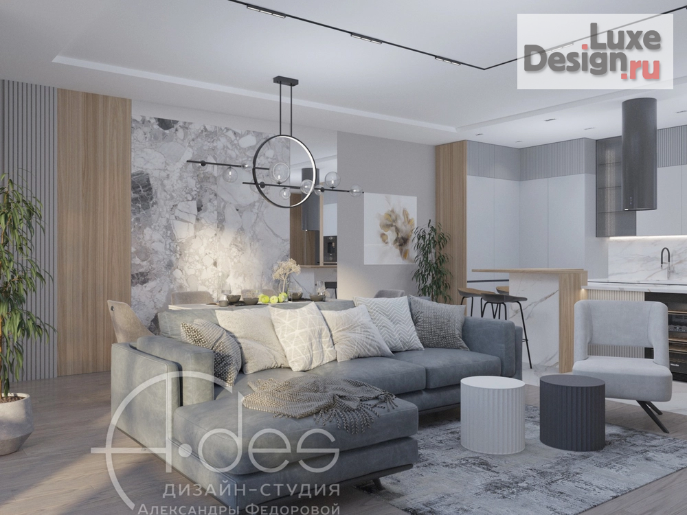 Дизайн интерьера квартиры "Дизайн-проект квартиры 120м2." (фото 3)