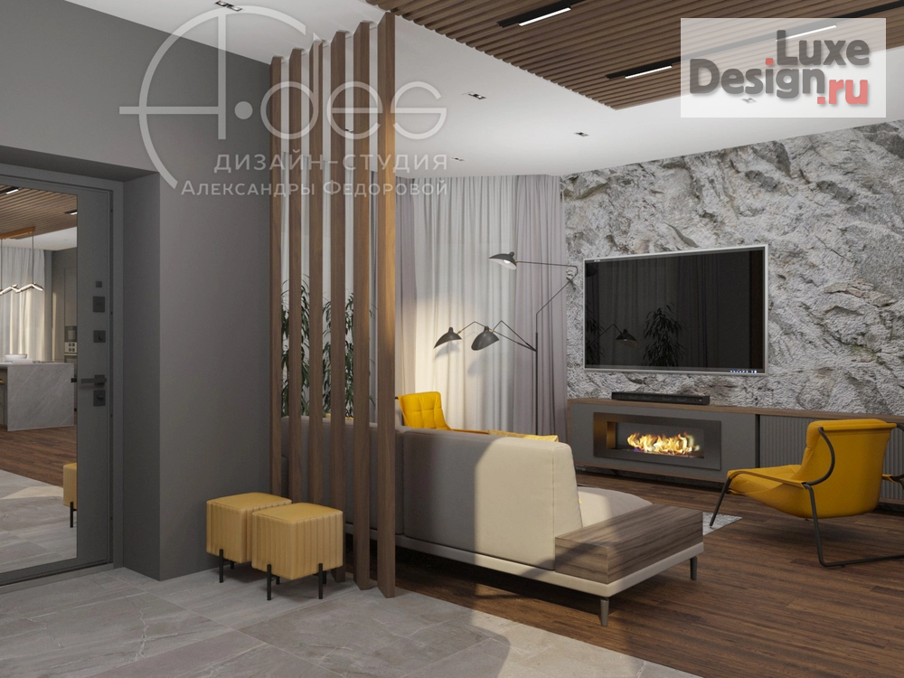 Дизайн интерьера коттеджа "Интерьер небольшого дома." (фото 3)