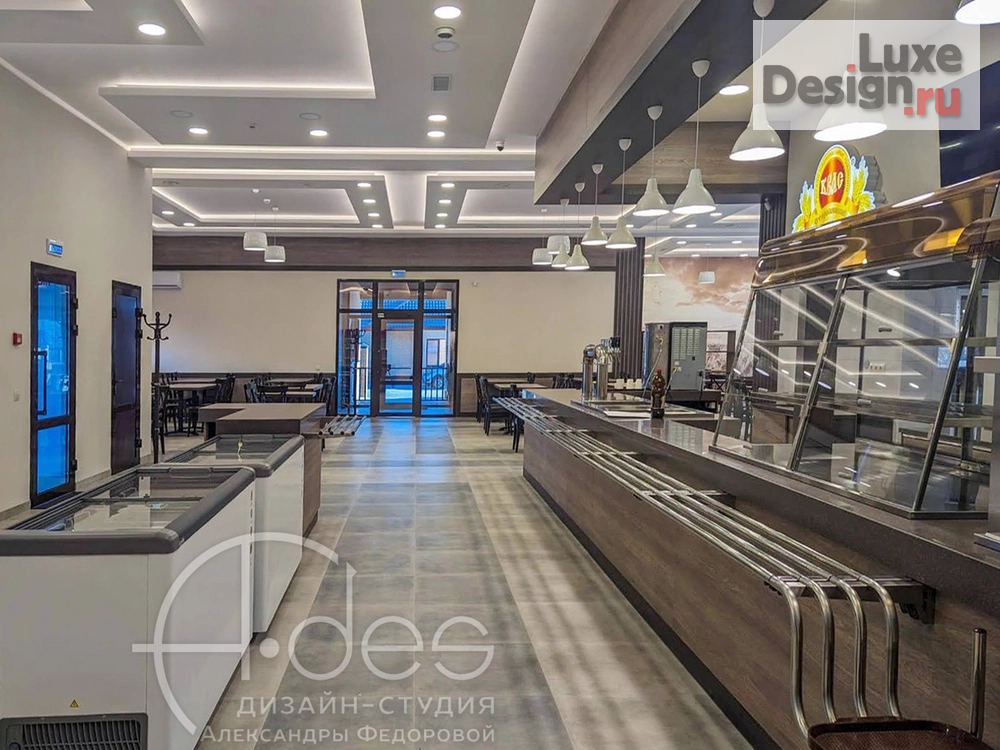 Дизайн интерьера кафе "Столовая крупного предприятия." (фото 2)