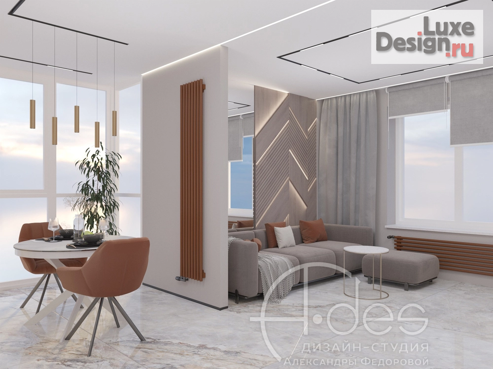 Дизайн интерьера квартиры "Дизайн-проект квартиры." (фото 5)