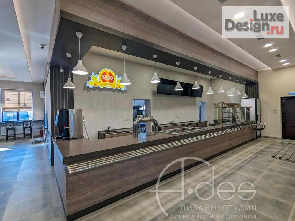 Дизайн интерьера кафе "Столовая крупного предприятия." (фото 3)