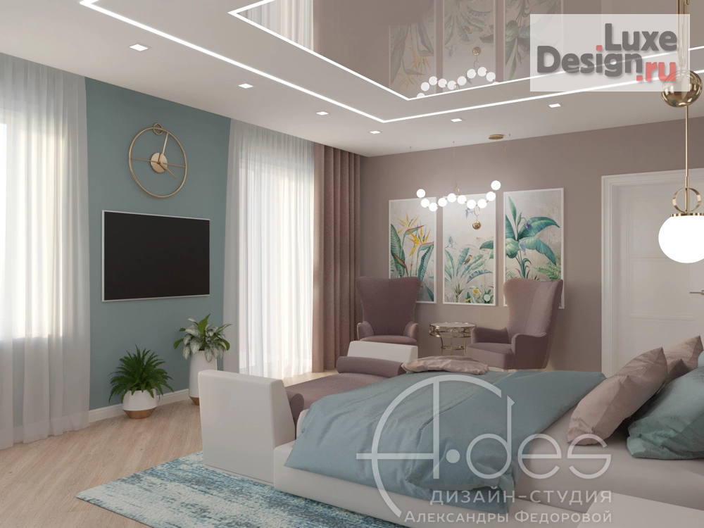 Дизайн интерьера загородного дома "Интерьер загородного дома 320 м2." (фото 12)