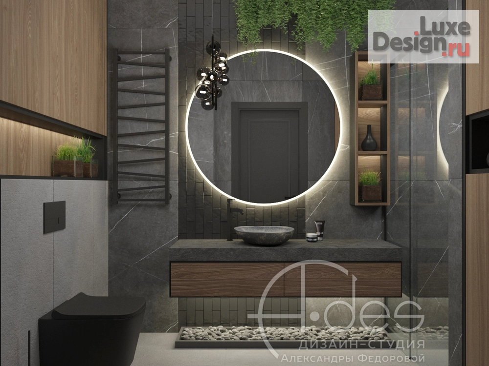 Дизайн интерьера загородного дома "Современный загородный дом с элементами скандинавского стиля." (фото 10)