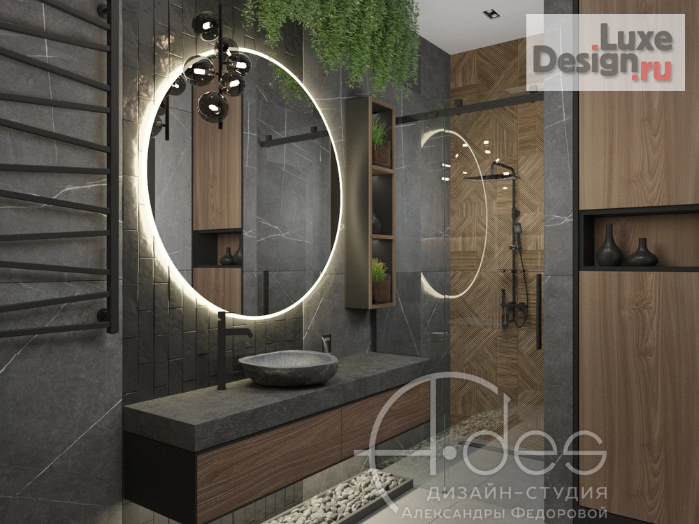 Дизайн интерьера загородного дома "Современный загородный дом с элементами скандинавского стиля." (фото 11)