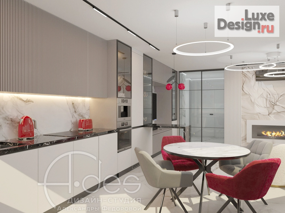 Дизайн интерьера квартиры "Интерьер квартиры 80 м2." (фото 4)