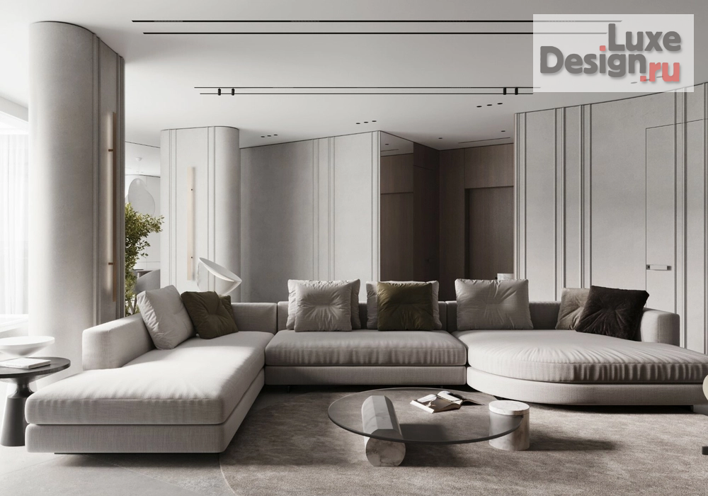 Дизайн интерьера трехкомнатной квартиры "Дизайн в стиле минимализм " (фото 1)