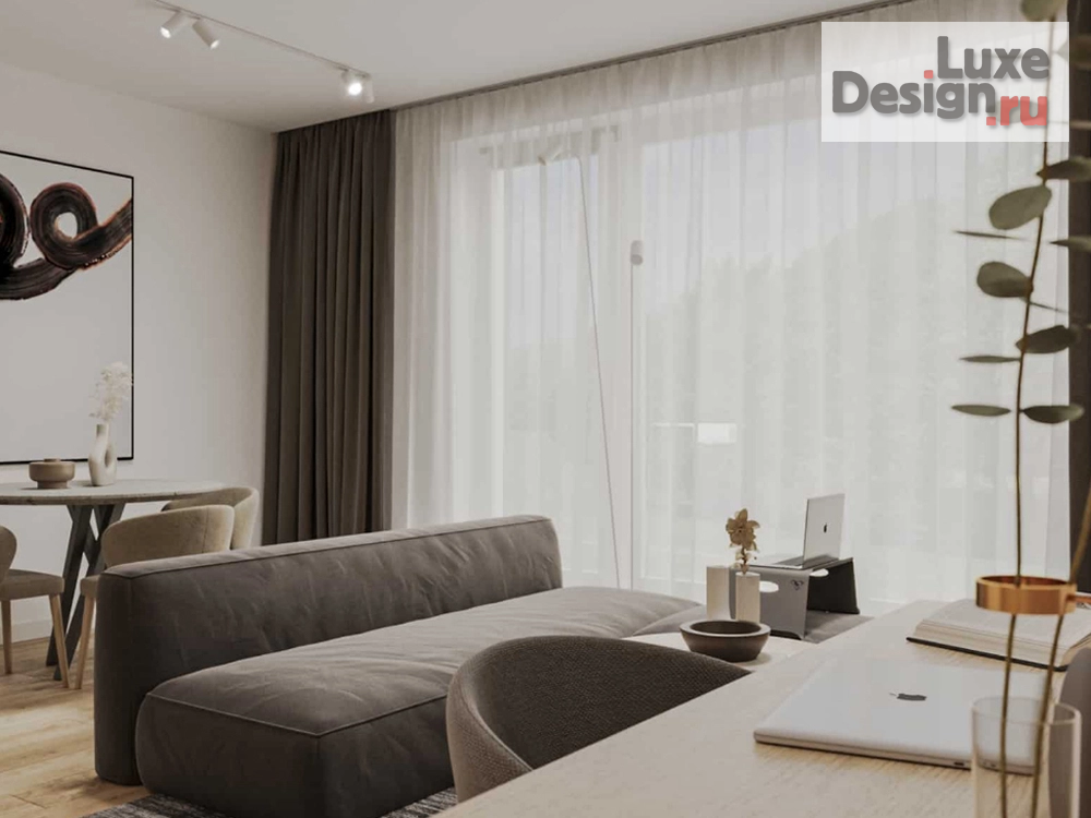 Дизайн интерьера однокомнатной квартиры "Дизайн квартиры  (студия для сдачи в аренду)" (фото 1)