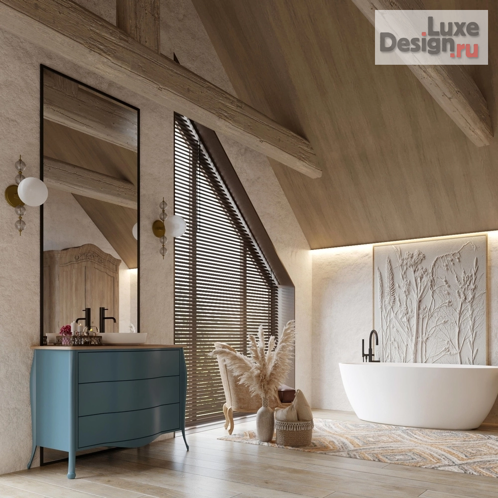 Дизайн интерьера загородного дома "Современный русский стиль " (фото 3)