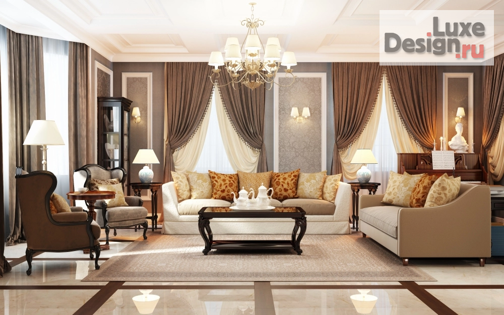 Дизайн интерьера коттеджа "Проект 2-х этажного дома 315 кв.м." (фото 4)