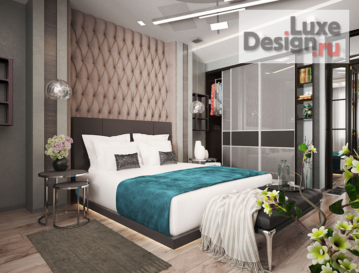 Дизайн интерьера двухкомнатной квартиры "Проект в мужском стиле 80 кв.м." (фото 10)