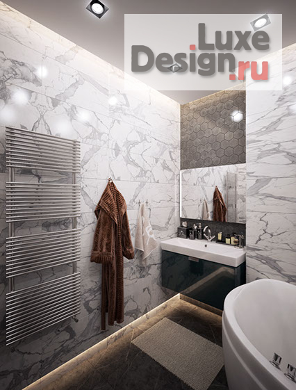 Дизайн интерьера двухкомнатной квартиры "Проект в мужском стиле 80 кв.м." (фото 12)