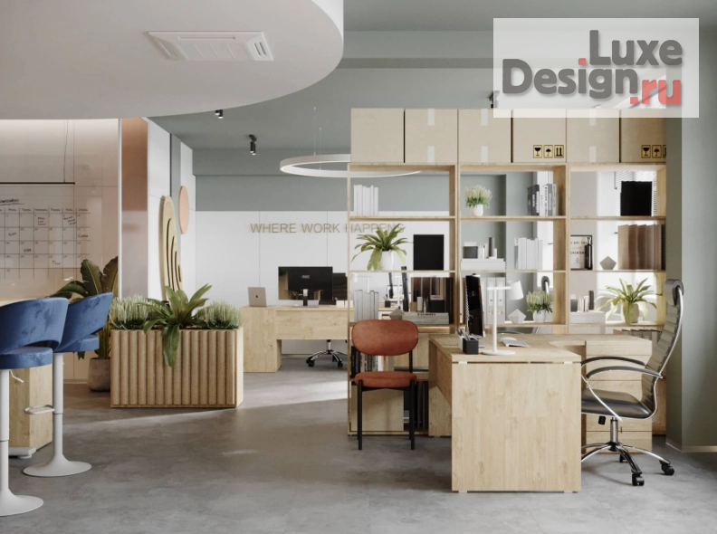 Дизайн интерьера кабинета "Офис компании SFT Group" (фото 4)