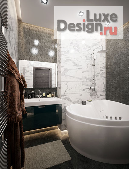 Дизайн интерьера двухкомнатной квартиры "Проект в мужском стиле 80 кв.м." (фото 13)