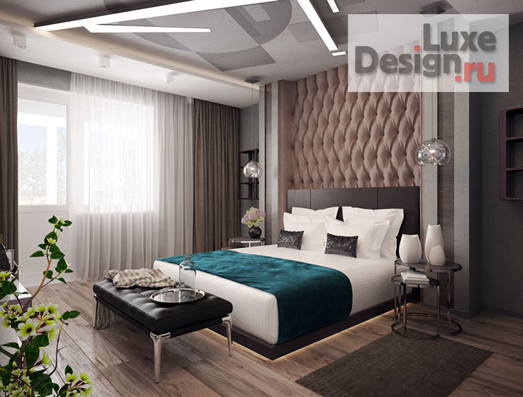 Дизайн интерьера двухкомнатной квартиры "Проект в мужском стиле 80 кв.м." (фото 11)