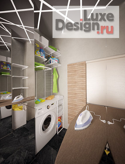 Дизайн интерьера двухкомнатной квартиры "Проект в мужском стиле 80 кв.м." (фото 14)