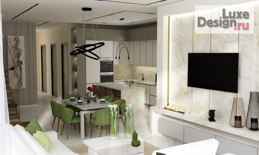 Дизайн интерьера частного дома "Дом в Александровке" (фото 2)