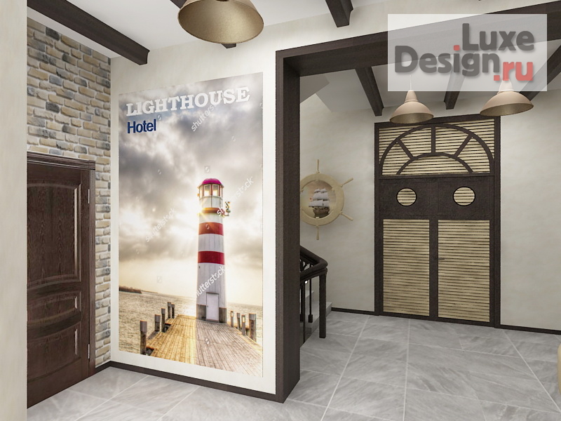 Дизайн интерьера ресторана "Бар-отель "LIGHTHOUSE"" (фото 6)