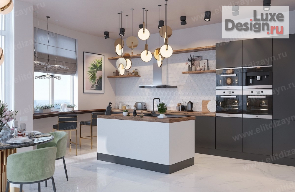 Дизайн интерьера квартиры студии "Квартира для семейной пары" (фото 2)