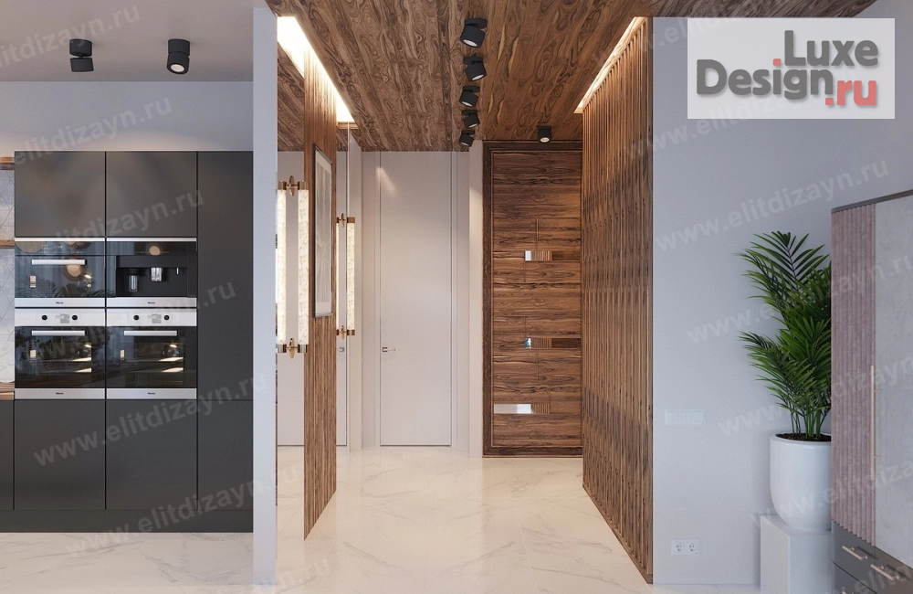 Дизайн интерьера квартиры студии "Квартира для семейной пары" (фото 3)