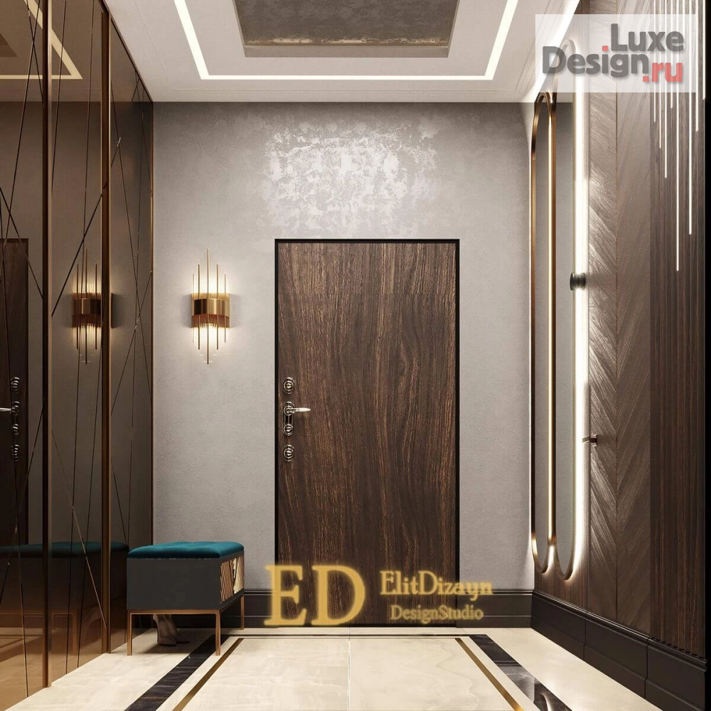 Дизайн интерьера двухкомнатной квартиры "Квартира Ар-Деко" (фото 5)