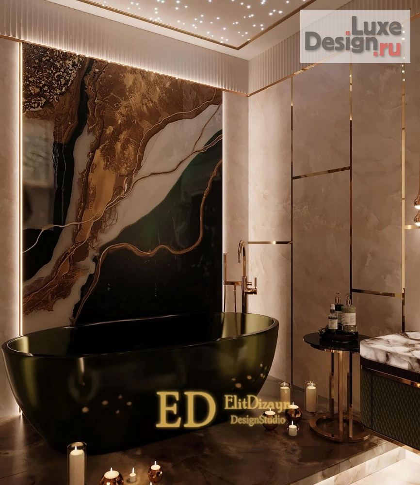 Дизайн интерьера двухкомнатной квартиры "Квартира Ар-Деко" (фото 16)