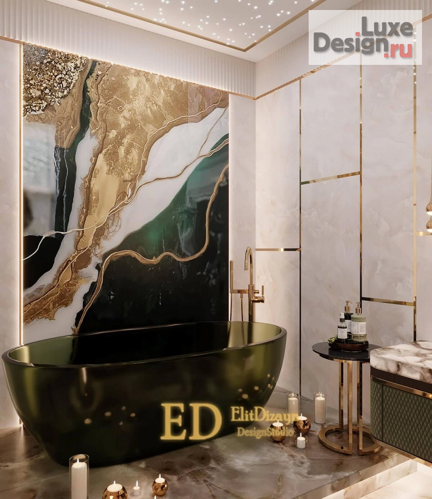 Дизайн интерьера двухкомнатной квартиры "Квартира Ар-Деко" (фото 11)