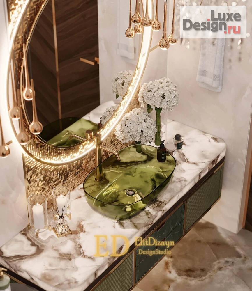 Дизайн интерьера двухкомнатной квартиры "Квартира Ар-Деко" (фото 13)