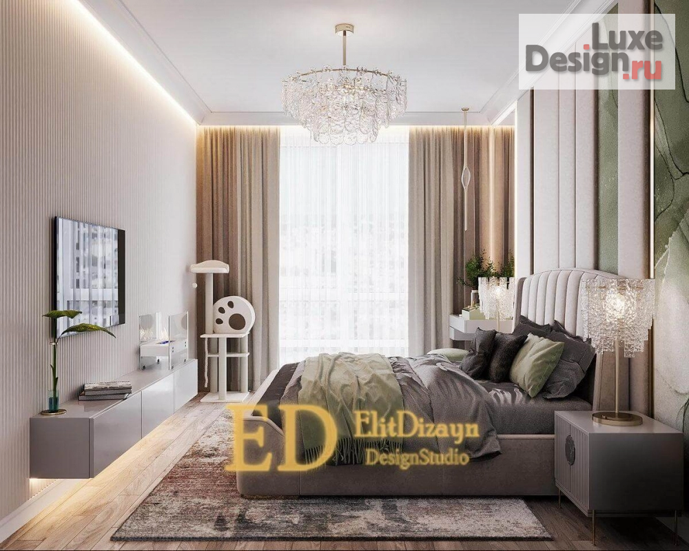 Дизайн интерьера трехкомнатной квартиры "Квартира 100 м2" (фото 13)