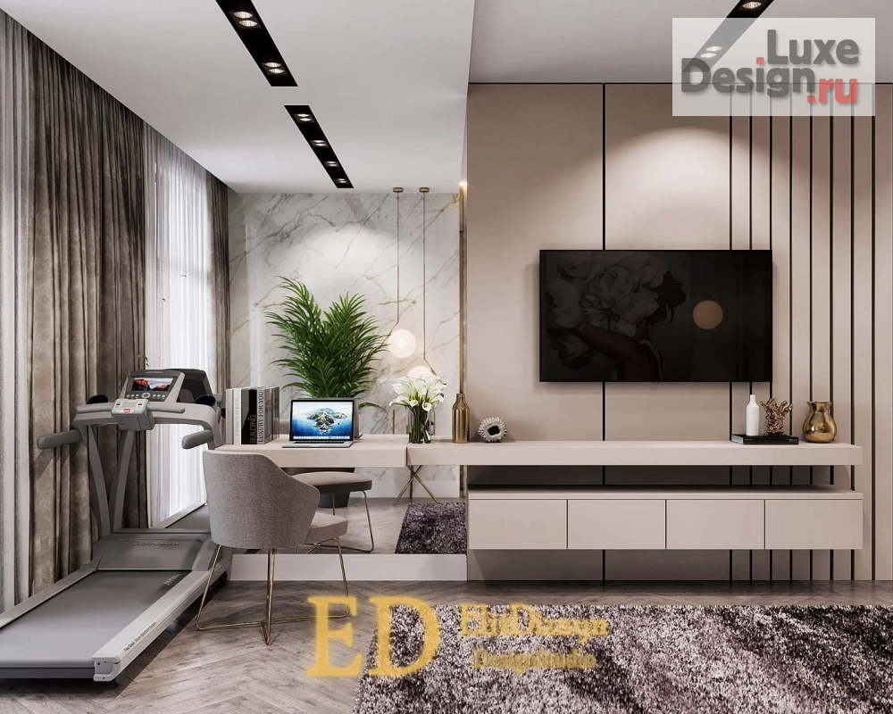 Дизайн интерьера трехкомнатной квартиры "Квартира - 120м2" (фото 14)