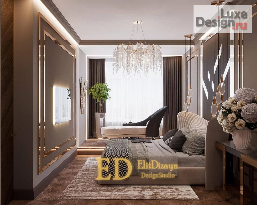 Дизайн интерьера двухкомнатной квартиры "Квартира Ар-Деко" (фото 18)