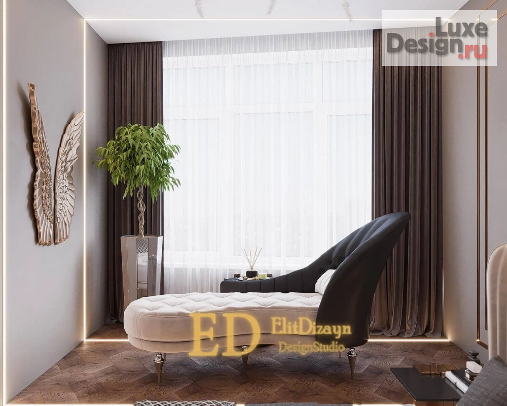 Дизайн интерьера двухкомнатной квартиры "Квартира Ар-Деко" (фото 22)