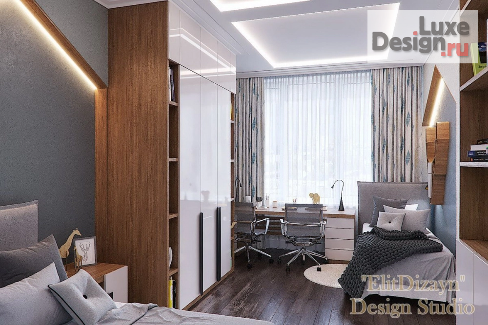 Дизайн интерьера четырехкомнатной квартиры "Квартира в ЖК в Москве" (фото 29)