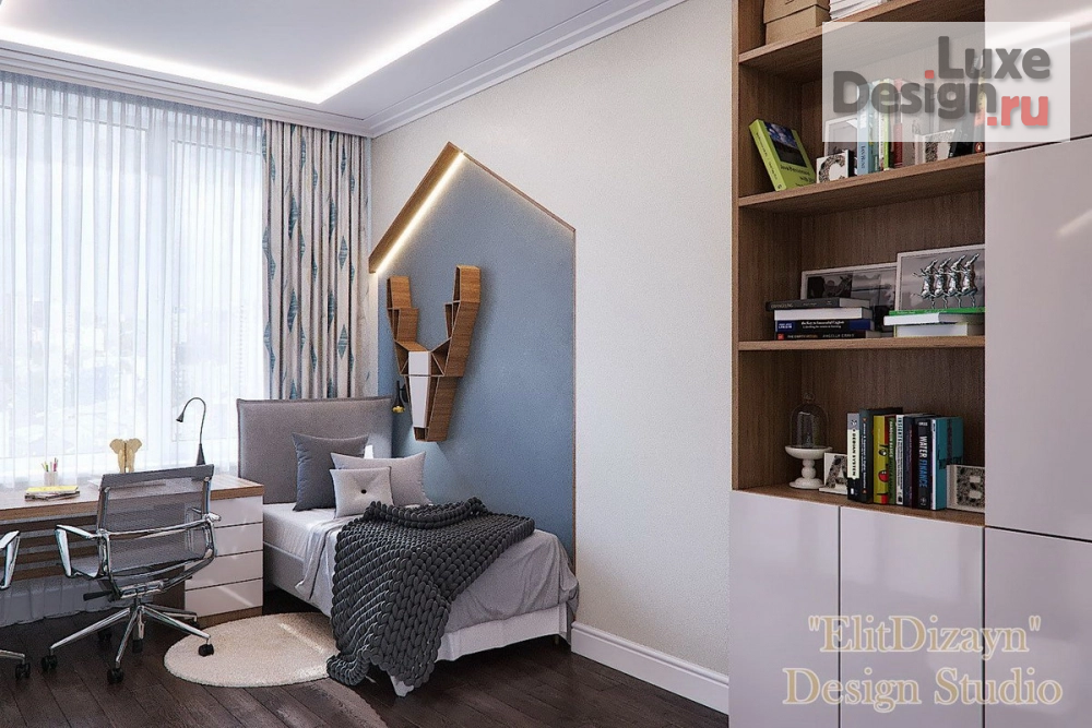 Дизайн интерьера четырехкомнатной квартиры "Квартира в ЖК в Москве" (фото 32)