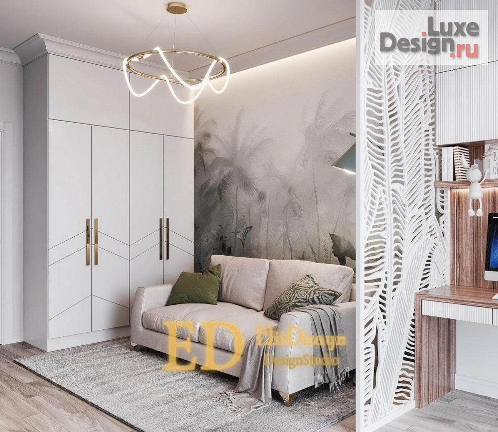 Дизайн интерьера трехкомнатной квартиры "Квартира 100 м2" (фото 26)