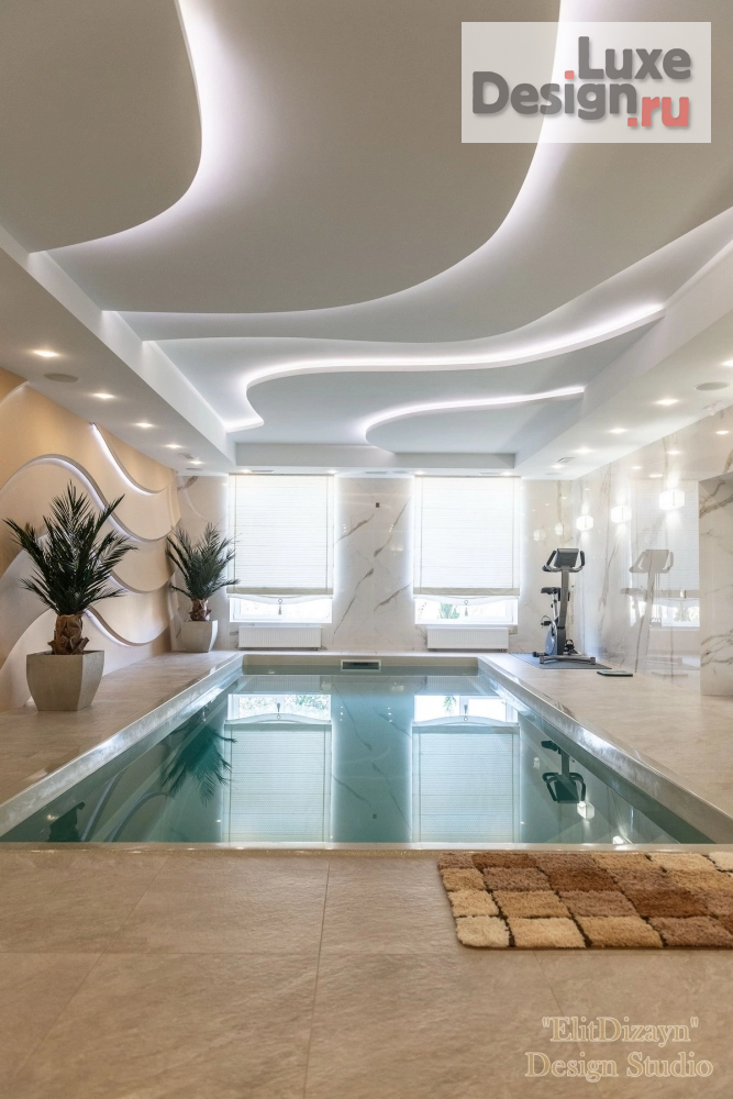 Дизайн интерьера коттеджа "Частный дом с бассейном (часть2)" (фото 23)