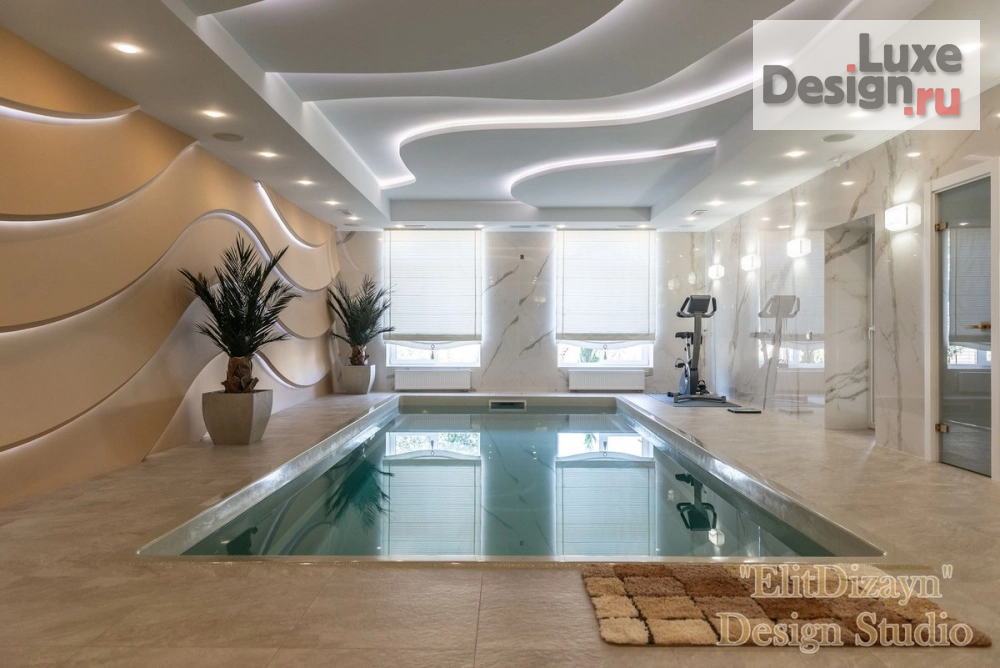 Дизайн интерьера коттеджа "Частный дом с бассейном (часть2)" (фото 24)