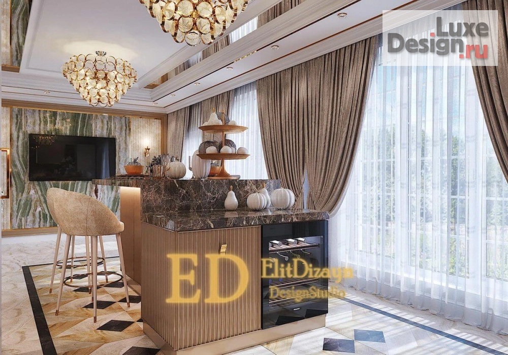 Дизайн интерьера частного дома "Дом в классическом стиле" (фото 59)