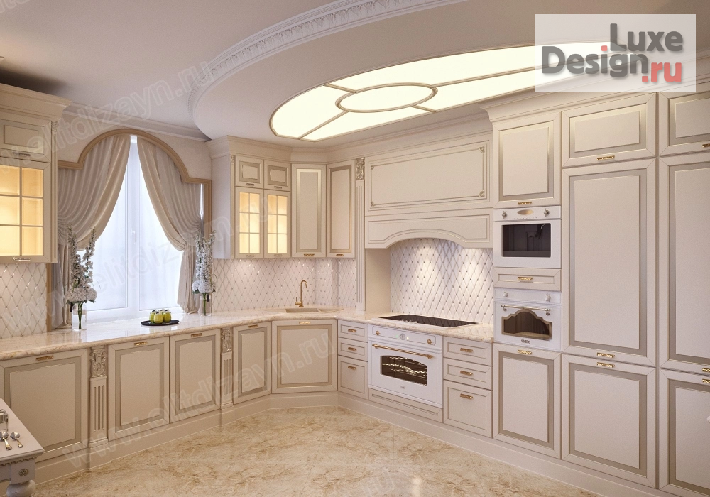 Дизайн интерьера трехкомнатной квартиры "Квартира в классическом стиле" (фото 36)